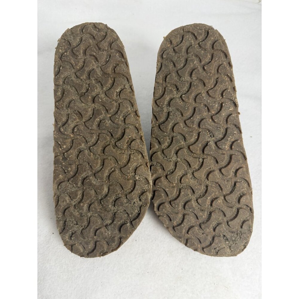 Birkenstock Zermatt Premium Suede Leather Tan Beige Sz 38 7-7.5 Clog Slip On Y2K - Picture 8 of 10